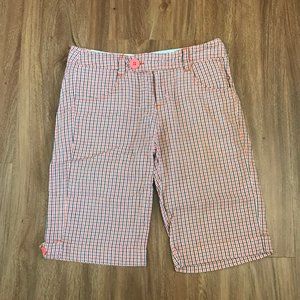 Roxy Plaid Capri Shorts (Children's)